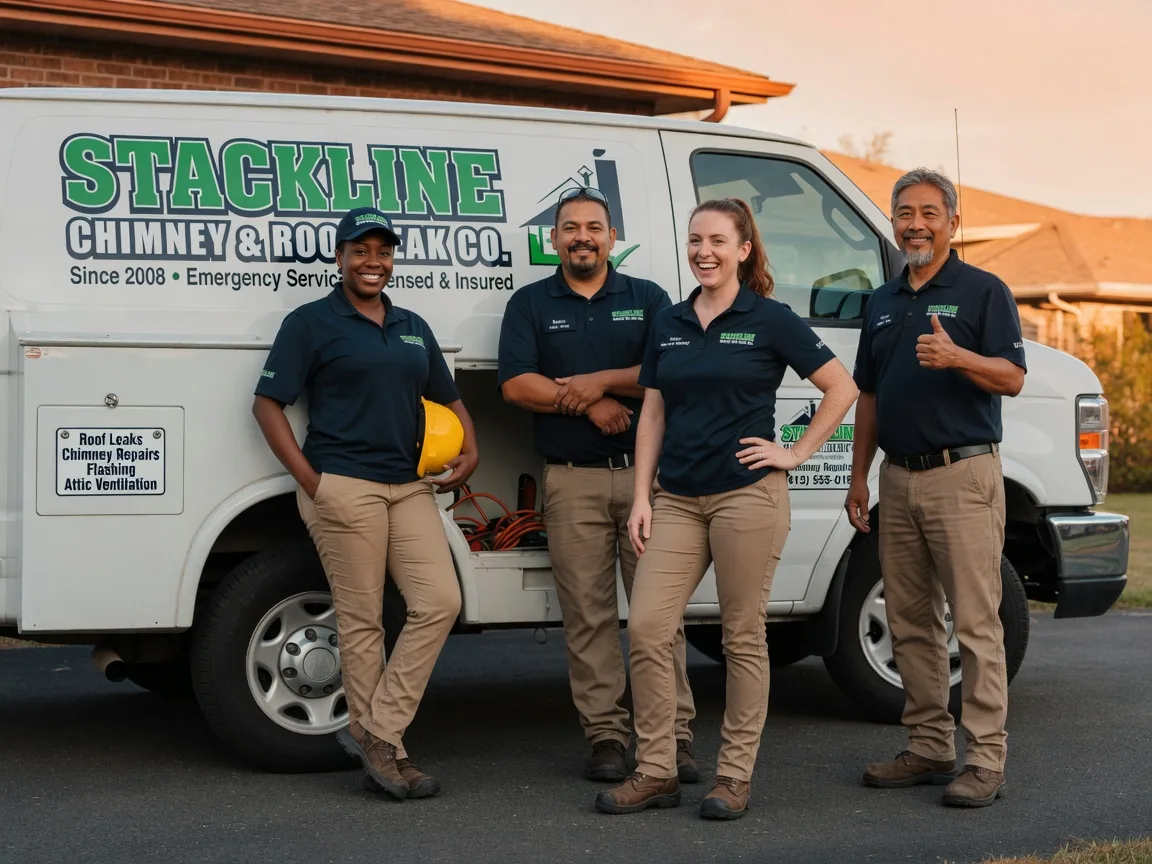 Chimney flashing repair company in Homer, NE